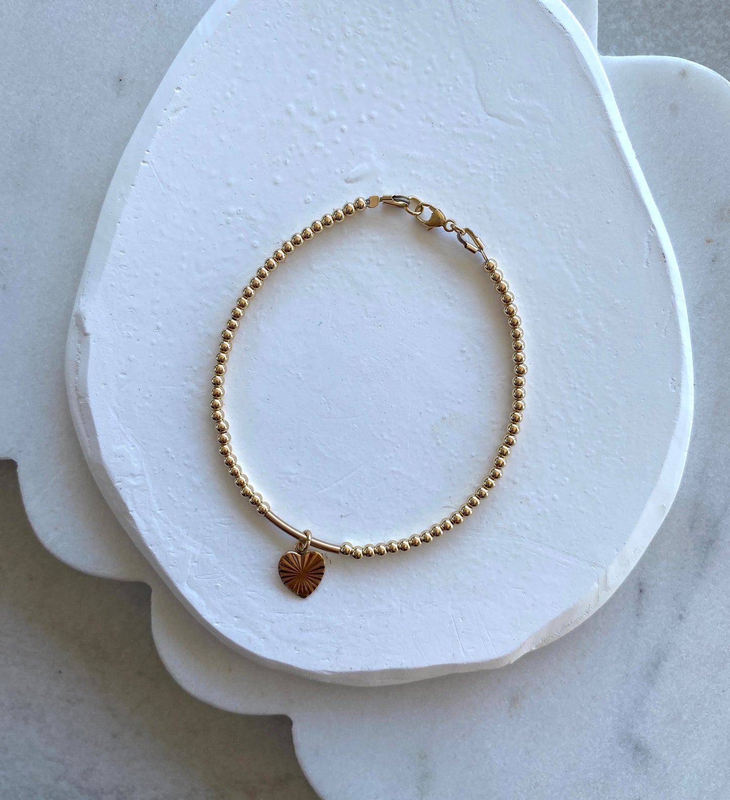 Sun Kissed Heart Bracelet