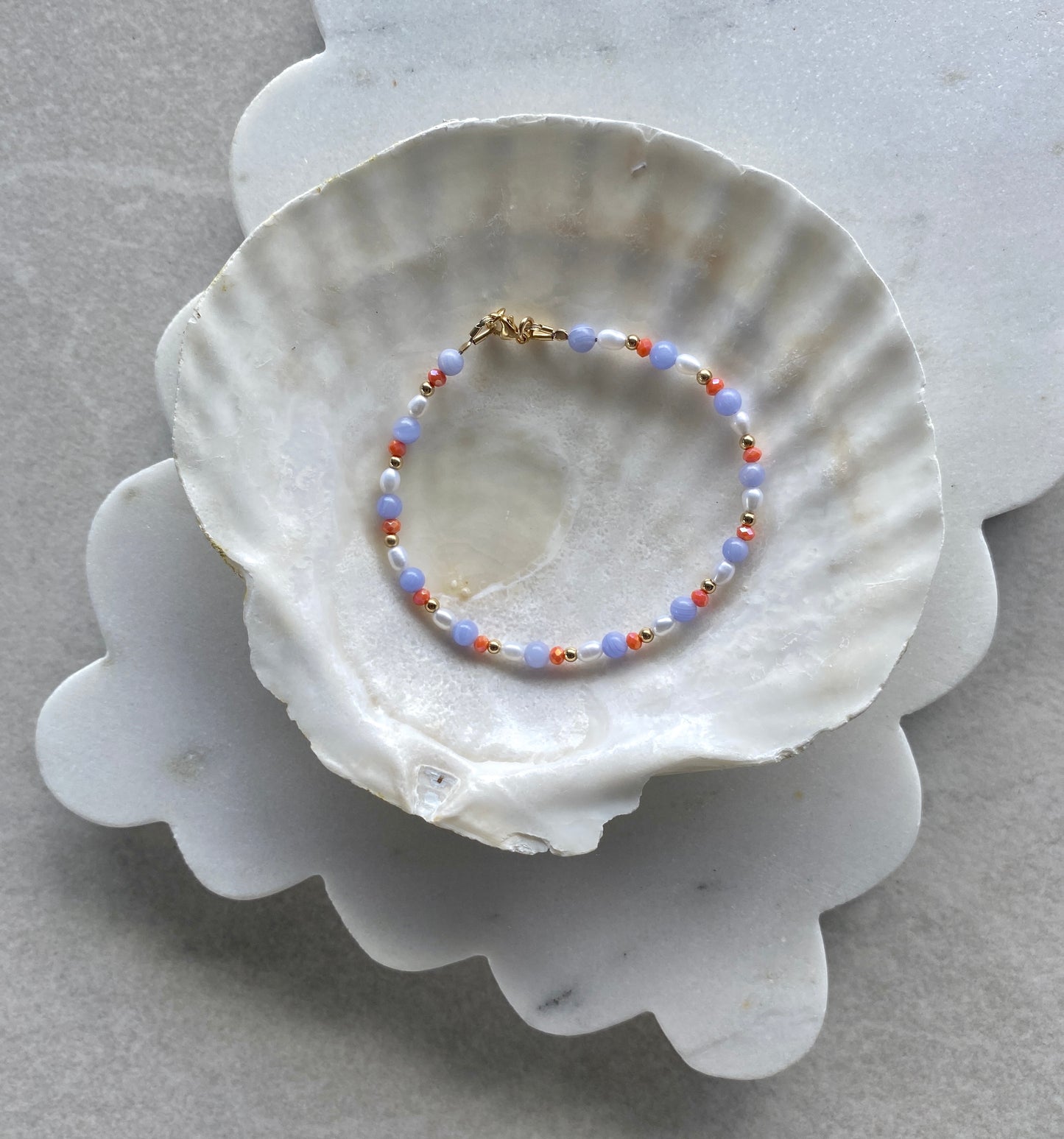 Blue Coral Bracelet
