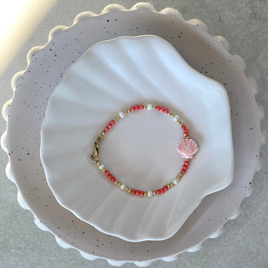 Seashell Bracelet - Pink