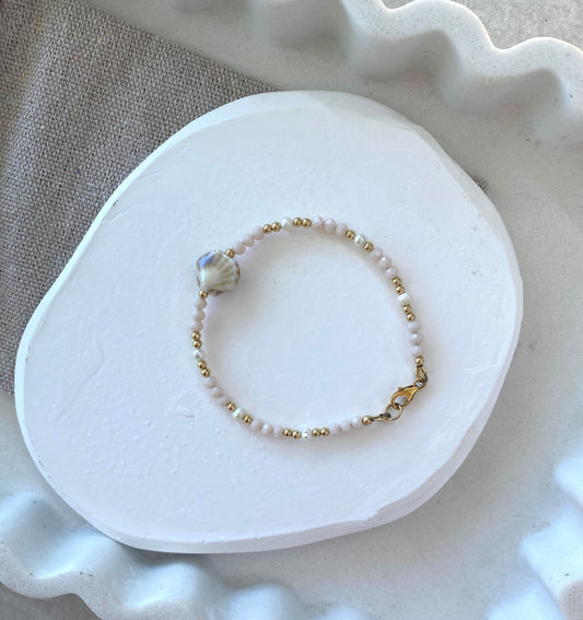Seashell Bracelet - Cream