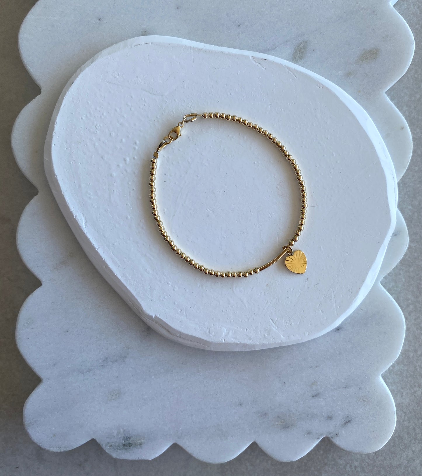 Sun Kissed Heart Bracelet
