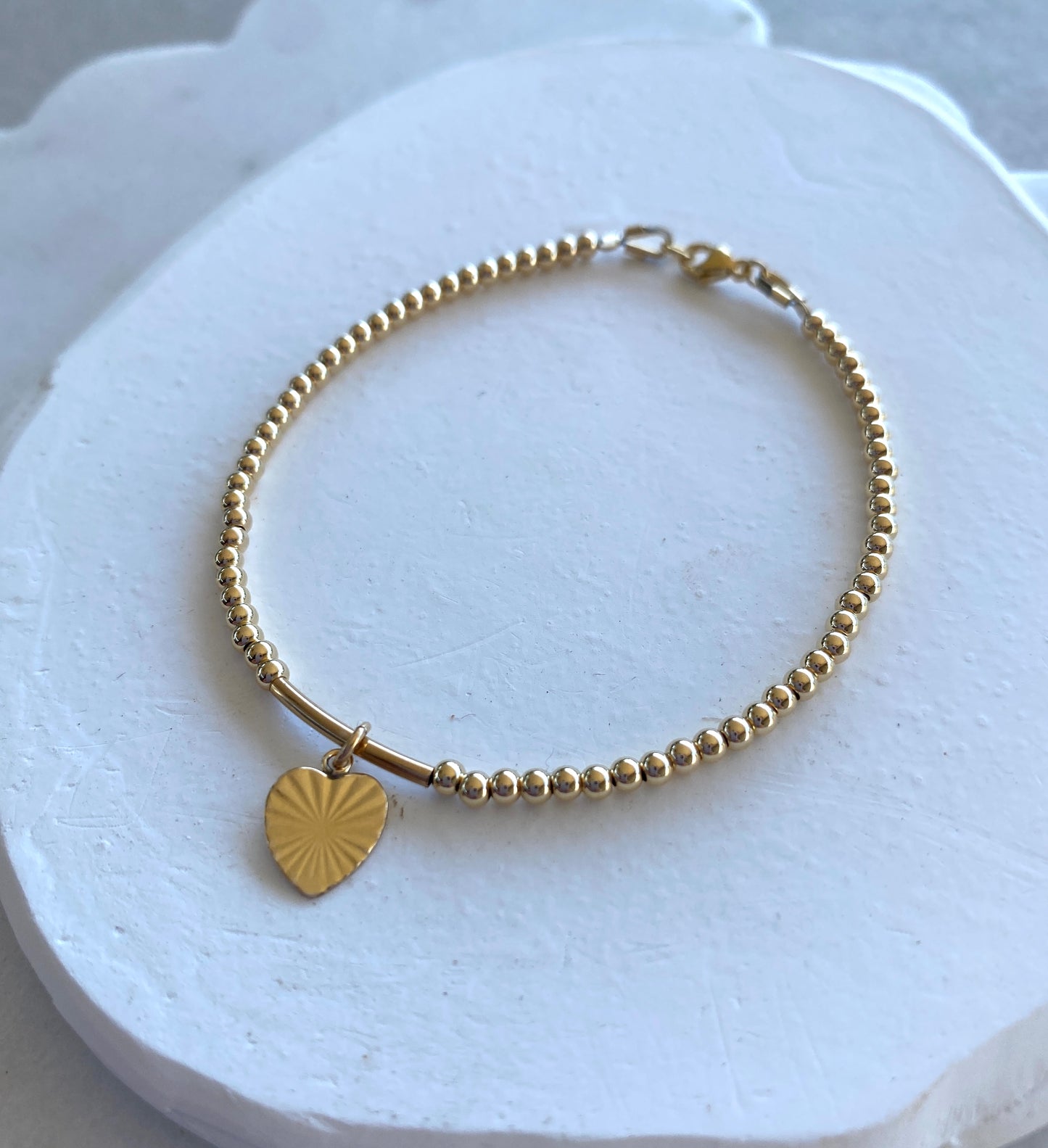 Sun Kissed Heart Bracelet