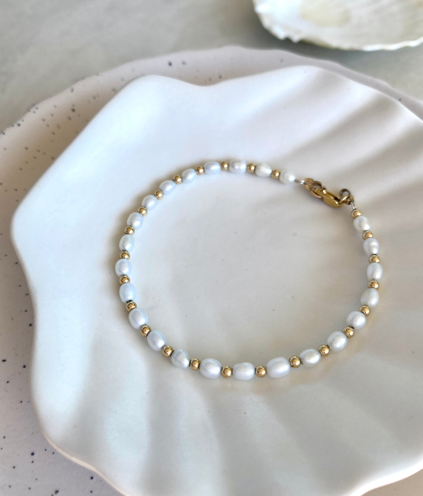 Golden Pearl Bracelet
