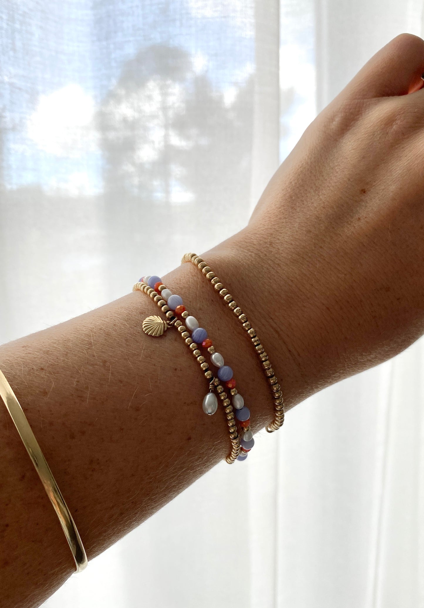 Blue Coral Bracelet