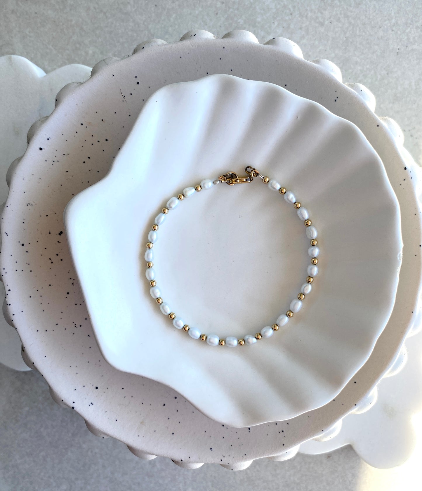 Golden Pearl Bracelet