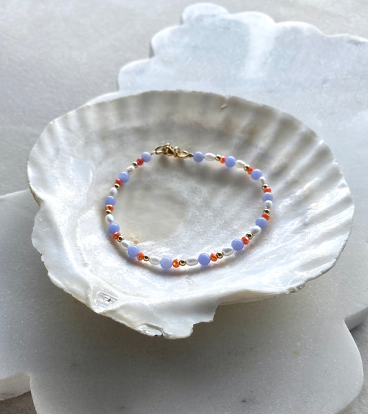 Blue Coral Bracelet